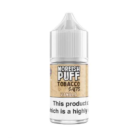 MOREISH PUFF NIC SALT – VANILLA TOBACCO – 30ML (25MG-50MG)