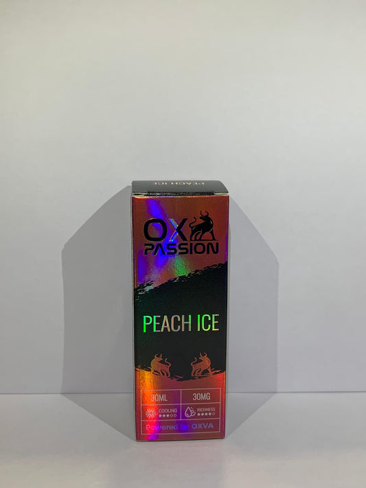 OXVA OX PASSION NIC SALT - PEACH ICE - 30ML (30MG)