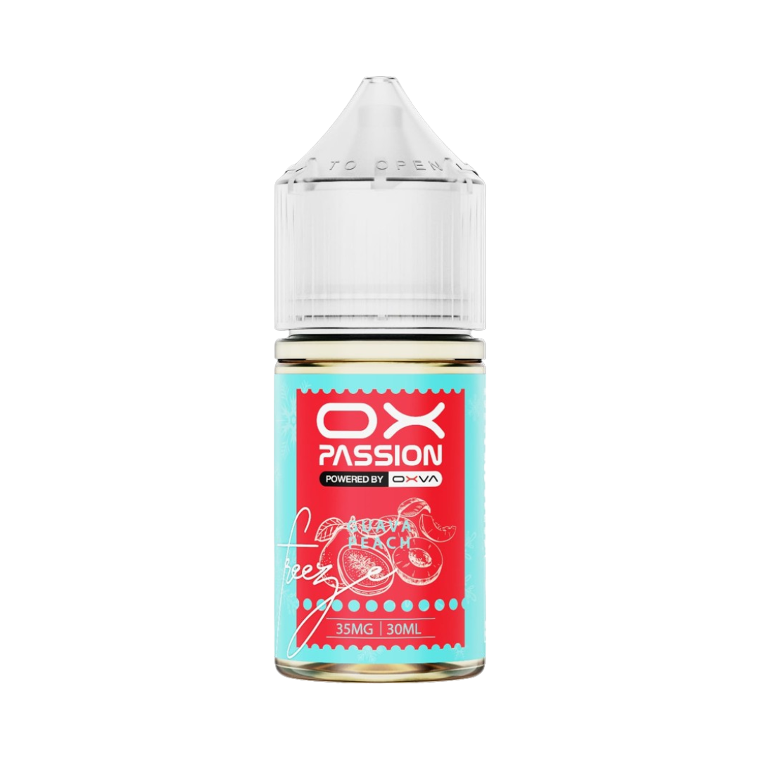 OX PASSION NIC SALT – GUAVA PEACH FREEZE – 30ML (35MG-55MG)