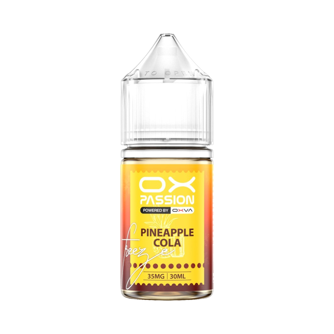 OX PASSION NIC SALT – PINEAPPLE COLA FREEZE – 30ML (35MG-55MG)