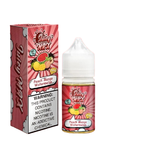 JUICY MAX NIC SALT – PEACH MANGO WATERMELON – 30ML (30MG)