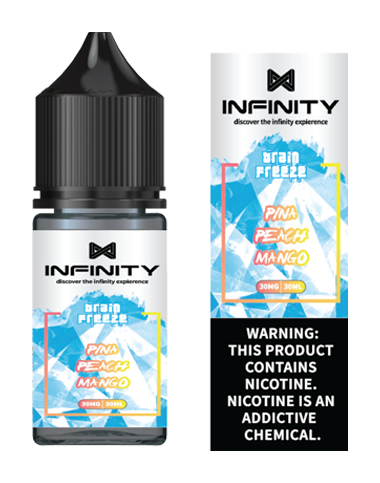 Infinity Brain Freeze Pina Peach Mango Ice Nic Salt in Pakistan