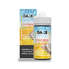 PINEAPPLE COCONUT BANANA ICED – 7 DAZE FUSION SERIES – 100ML (3MG-6MG)