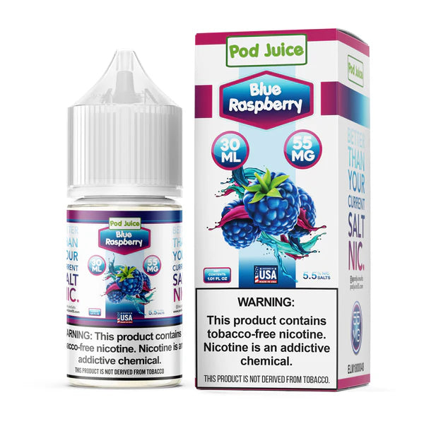 POD JUICE NIC SALT - BLUE RASPBERRY – 30ML (35MG-55MG)