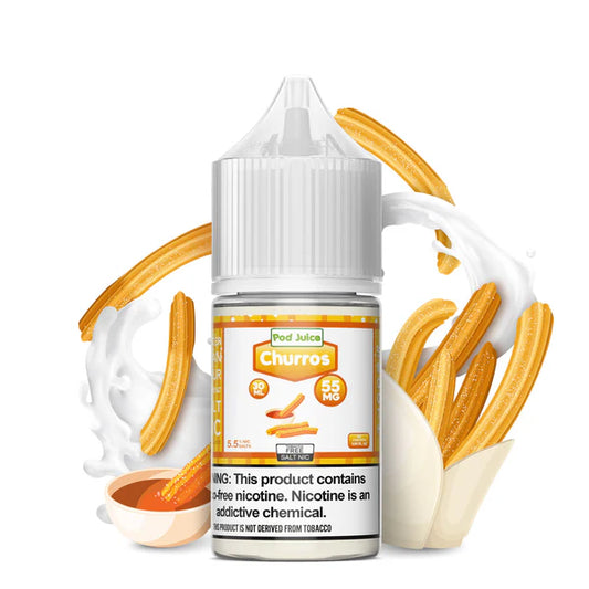 POD JUICE NIC SALT - CHURROS – 30ML (35MG-55MG)