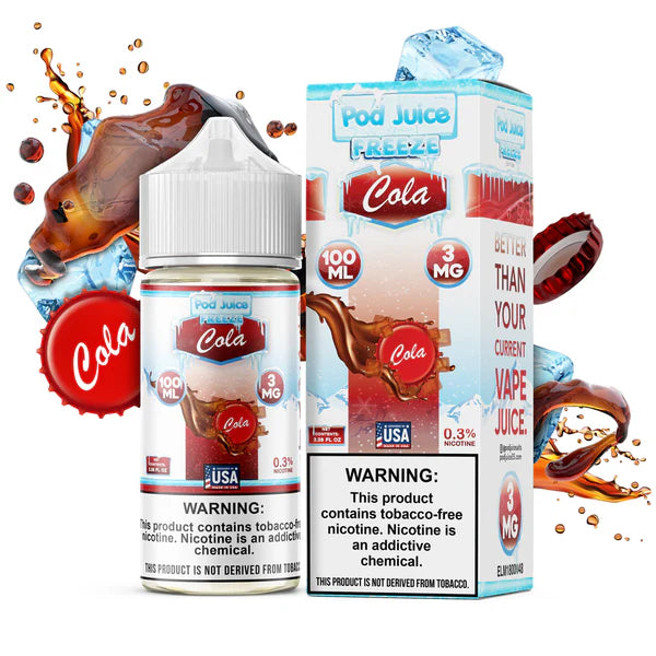 POD JUICE – COLA FREEZE – 100ML (3MG-6MG-12MG-18MG)