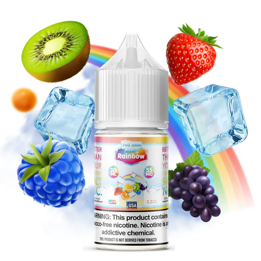 POD JUICE NIC SALT - RAINBOW FREEZE – 30ML (35MG-55MG)