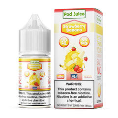 POD JUICE NIC SALT - STRAWBERRY BANANA – 30ML (35MG-55MG)