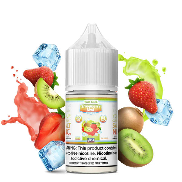 POD JUICE NIC SALT - STRAWBERRY KIWI FREEZE – 30ML (35MG-55MG)