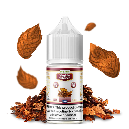 POD JUICE NIC SALT - VIRGINIA TOBACCO – 30ML (35MG-55MG)