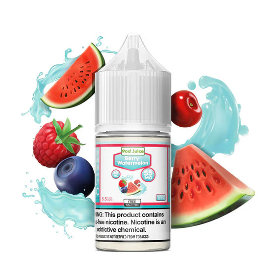 POD JUICE NIC SALT - BERRY WATERMELON – 30ML (35MG-55MG)