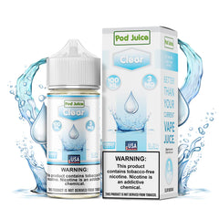 POD JUICE – CLEAR  – 100ML (3MG-6MG-12MG-18MG)