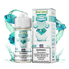 POD JUICE – CLEAR SAPPHIRE – 100ML (3MG-6MG-12MG-18MG)