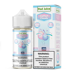 POD JUICE – COTTON CLOUDS – 100ML (3MG-6MG-12MG-18MG)