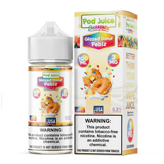 POD JUICE – GLAZED DONUT PEBLZ – 100ML (3MG-6MG-12MG-18MG)