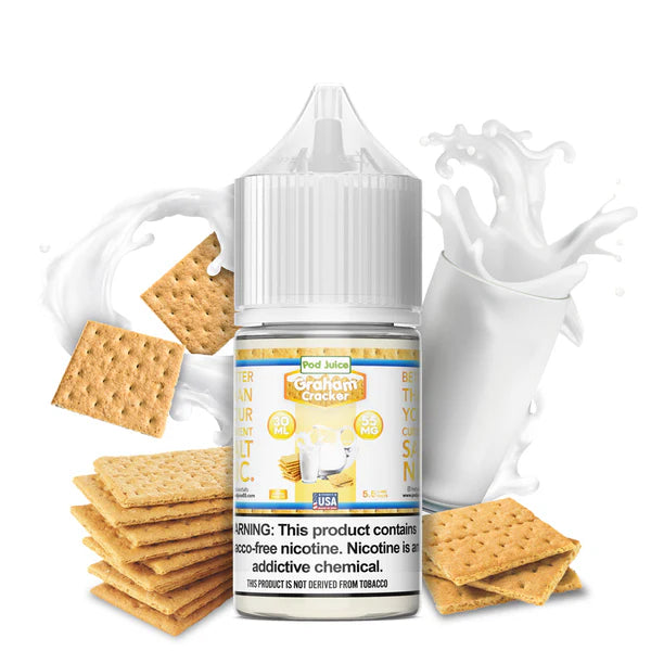 POD JUICE NIC SALT - GRAHAM CRACKER – 30ML (35MG-55MG)