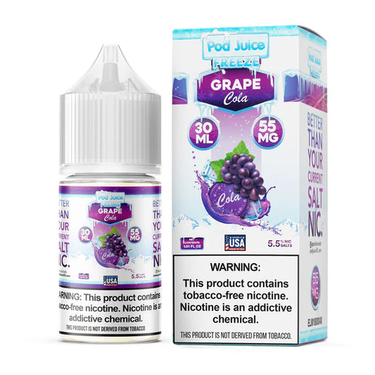 POD JUICE NIC SALT - GRAPE COLA FREEZE – 30ML (35MG-55MG)