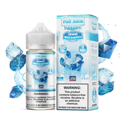 POD JUICE – JEWEL MINT SAPPHIRE FREEZE – 100ML (3MG-6MG-12MG-18MG)