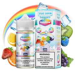 POD JUICE – RAINBOW FREEZE – 100ML (3MG-6MG-12MG-18MG)