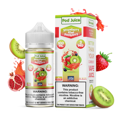 POD JUICE – STRAWBERRY KIWI POMBERRY – 100ML (3MG-6MG-12MG-18MG)