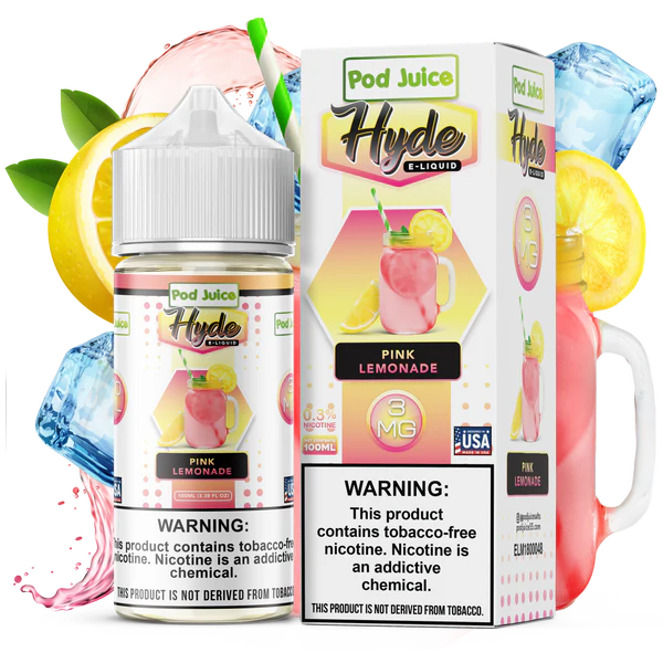 POD JUICE X HYDE – PINK LEMONADE – 100ML (3MG-6MG-12MG-18MG)