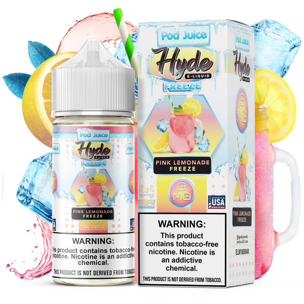 POD JUICE X HYDE – PINK LEMONADE FREEZE – 100ML (3MG-6MG-12MG-18MG)