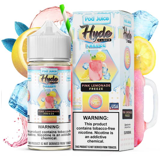 POD JUICE X HYDE – PINK LEMONADE FREEZE – 100ML (3MG-6MG-12MG-18MG)