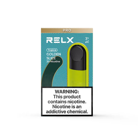 RELX POD PRO - GOLDEN SLICE (MANGO ICE) - 3% NICOTINE