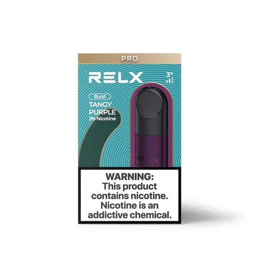 RELX POD PRO - TANGY PURPLE (GRAPE ICE) - 3% NICOTINE