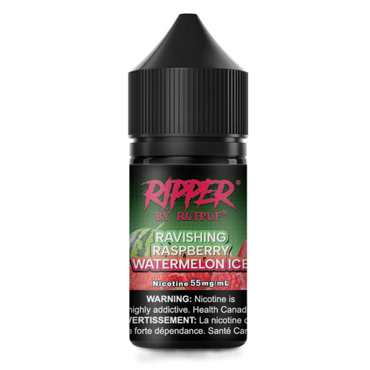 RUFPUF RIPPER NIC SALT – RAVISHING RASPBERRY WATERMELON ICE – 30ML (20MG-35MG-55MG)