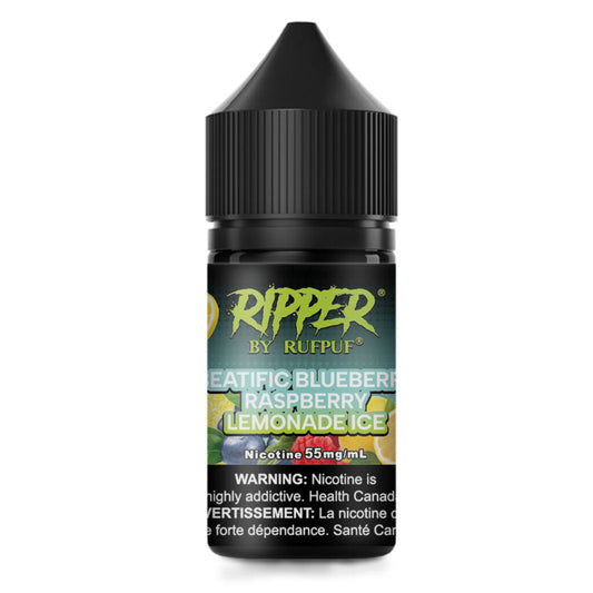 RUFPUF RIPPER NIC SALT – BEATIFIC BLUEBERRY RASPBERRY LEMONADE ICE – 30ML (20MG-35MG-55MG)