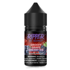 RUFPUF RIPPER NIC SALT – GROOVY GRAPE CHERRY ICE – 30ML (20MG-35MG-55MG)