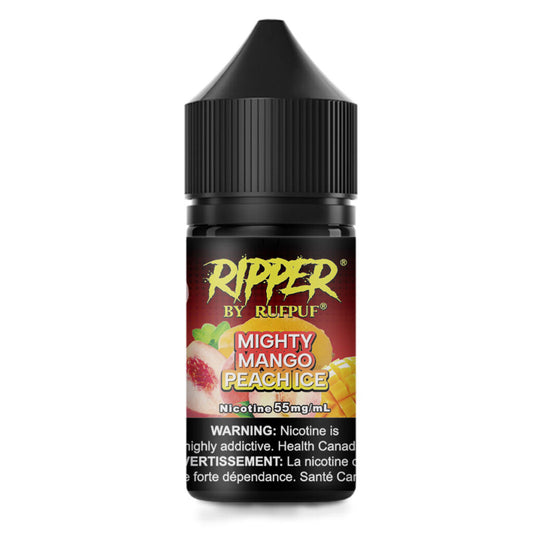 RUFPUF RIPPER NIC SALT – MIGHTY MANGO PEACH ICE – 30ML (20MG-35MG-55MG)