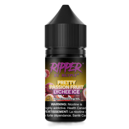 RUFPUF RIPPER NIC SALT – PRETTY PASSION FRUIT LYCHEE ICE – 30ML (20MG-35MG-55MG)