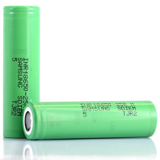 Samsung 25R 18650 2500mAh Batteries