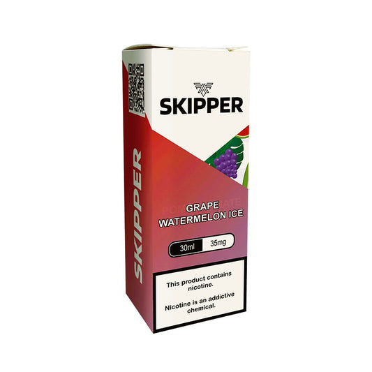 SKIPPER NIC SALT - GRAPE WATERMELON ICE - 30ML (20MG-35MG-50MG)