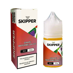 SKIPPER NIC SALT - GRAPE WATERMELON ICE - 30ML (20MG-35MG-50MG)