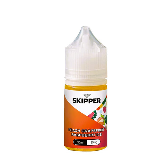 SKIPPER NIC SALT - PEACH GRAPEFRUIT RASPBERRY ICE - 30ML (20MG-35MG-50MG)