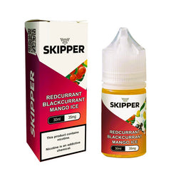 SKIPPER NIC SALT - REDCURRANT BLACKCURRANT MANGO ICE - 30ML (20MG-35MG-50MG)