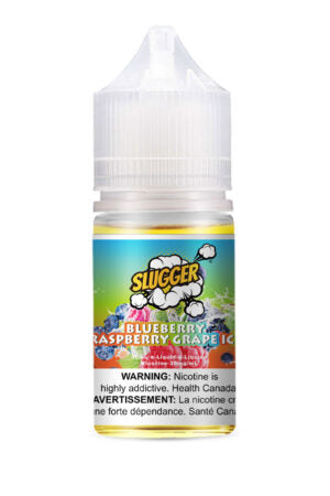 SLUGGER NIC SALT – BLUEBERRY RASPBERRY GRAPE ICE – 30ML (20MG-35MG-50MG) - Buy Online Vape On Best Prices From Pakistan Vape Shop | De Vapors Area