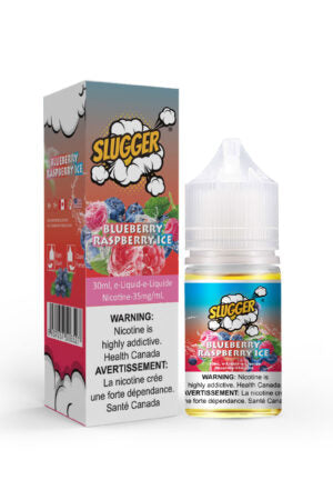 SLUGGER NIC SALT – BLUEBERRY RASPBERRY ICE – 30ML (20MG-35MG-50MG) - Buy Online Vape On Best Prices From Pakistan Vape Shop | De Vapors Area