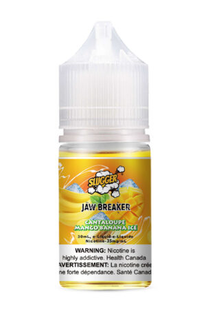 SLUGGER JAW BREAKER SERIES NIC SALT – CANTALOUPE MANGO BANANA ICE – 30ML (20MG-35MG-50MG)