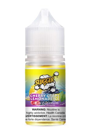 SLUGGER NIC SALT – CHERRY GRAPE LEMONADE ICE – 30ML (20MG-35MG-50MG) - Buy Online Vape On Best Prices From Pakistan Vape Shop | De Vapors Area