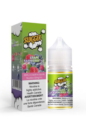 SLUGGER NIC SALT – GRAPE RASPBERRY ICE – 30ML (20MG-35MG-50MG) - Buy Online Vape On Best Prices From Pakistan Vape Shop | De Vapors Area