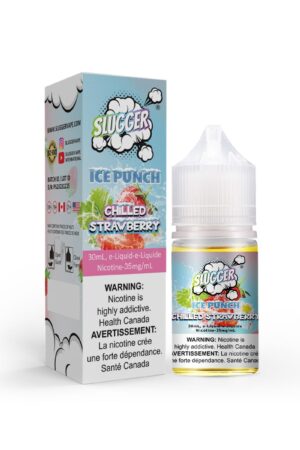 Slugger Chilled Strawberry Nicotine Salt at Lowest Price