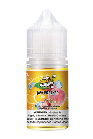 SLUGGER JAW BREAKER SERIES NIC SALT – PEACH ORANGE ICE – 30ML (20MG-35MG-50MG) - Buy Online Vape On Best Prices From Pakistan Vape Shop | De Vapors Area