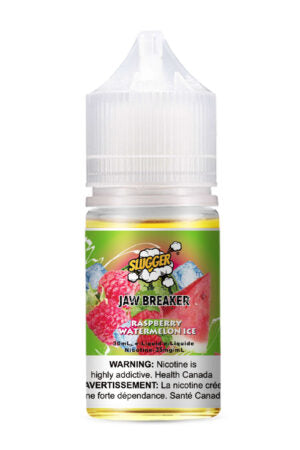 SLUGGER JAW BREAKER SERIES NIC SALT – RASPBERRY WATERMELON ICE – 30ML (20MG-35MG-50MG) - Buy Online Vape On Best Prices From Pakistan Vape Shop | De Vapors Area