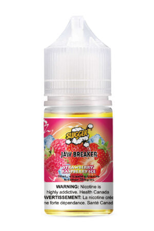 SLUGGER JAW BREAKER SERIES NIC SALT – STRAWBERRY RASPBERRY ICE – 30ML (20MG-35MG-50MG) - Buy Online Vape On Best Prices From Pakistan Vape Shop | De Vapors Area