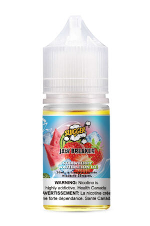 SLUGGER JAW BREAKER SERIES NIC SALT – STRAWBERRY WATERMELON ICE – 30ML (20MG-35MG-50MG) - Buy Online Vape On Best Prices From Pakistan Vape Shop | De Vapors Area