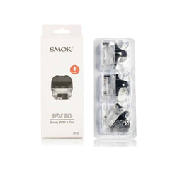 SMOK IPX 80 RPM 2 EMPTY CARTRIDGE - 5.5ML (3PCS/PACK) - Buy Online Vape On Best Prices From Pakistan Vape Shop | De Vapors Area